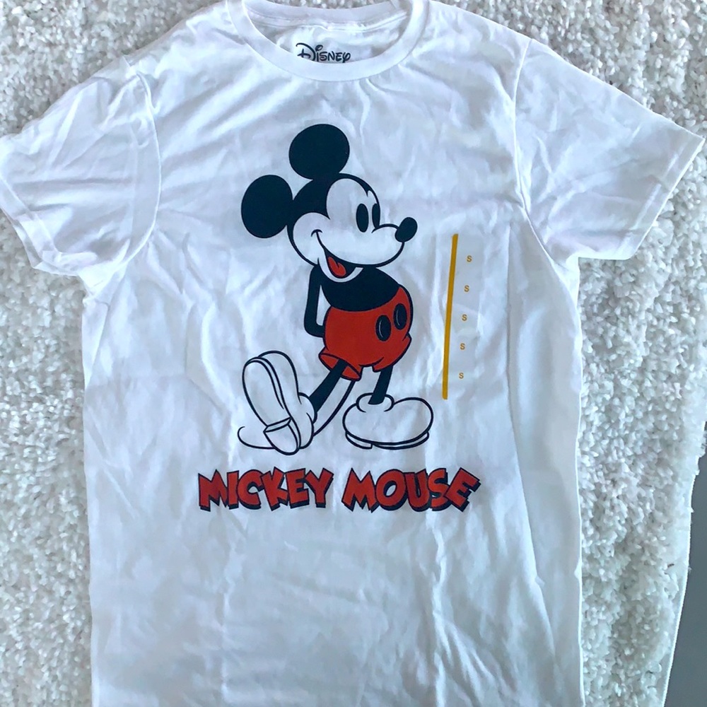 Mickey Mouse tshirt double sided size small Disney Minnie Mouse tee top friends
